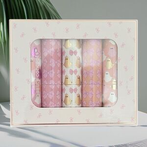 Beauty Concepts 5 Piece Lip Balm Set Ghosts & Bows 5 flavors see description